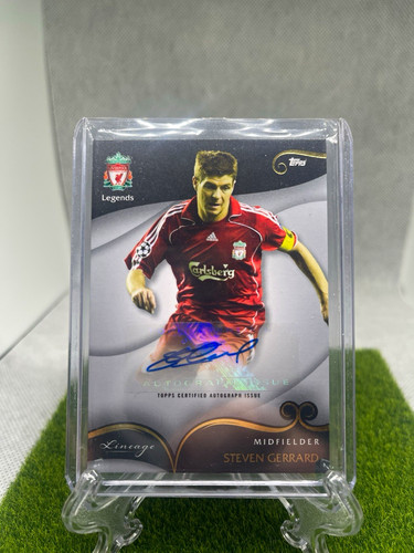 Topps steven gerrard liverpool - steven,