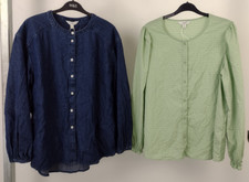 M&S 2x Size 14 Peasant Blouse