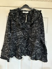 Ladies Black Knitwear Cardigan
