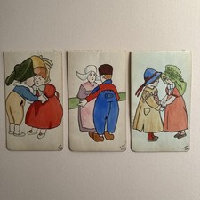 Antique Watercolour Set of 3