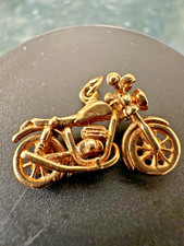 Vintage gold motorbike - vintage,