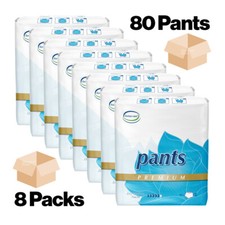 80 x Incontinence Pants -