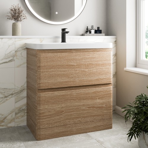 Floor standing bathroom vanity - standing,
