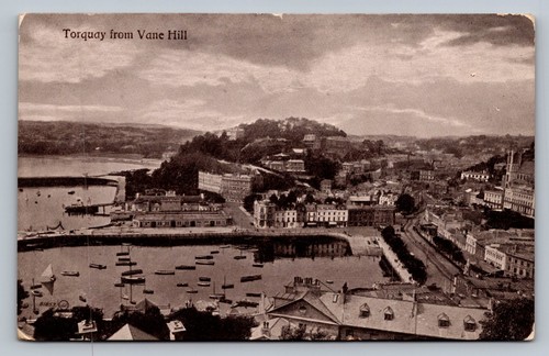 Postcard torquay from vane - postcard,