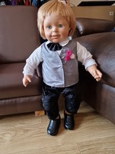 Smoby Robbie  Boy Doll  2004 In Tuxedo  Gorgeous Boy!