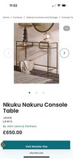 John lewis glass console - console, table