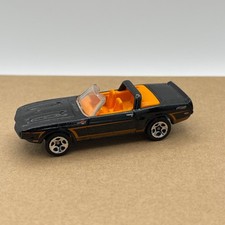 Mattel Hot Wheels 1969 Shelby GT-500 Convertible Black Die-cast Kids Car Toy #R