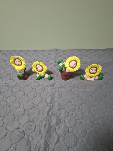 Sunflower baby ornaments - baby,
