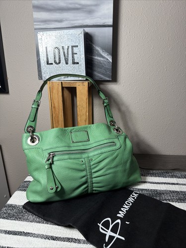 Makowsky soft green leather - soft,