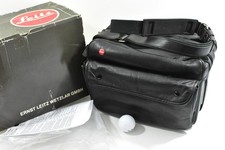 LEITZ LEICA 14883 BOXED LEATHER OUTFIT CASE & STRAP FOR R SERIES FILM CAMERA