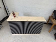 Handmade L-Shaped Wooden Bar