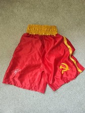 Ivan Drago Rocky 4 Shorts Embroidered logo imprinted signature