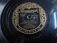 Al Jolson: My Mammy / Sonny Boy 1953 UK 10" Reissue 78RPM Shellac 03830