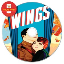 Wings (1927) Public Domain Film DVD Free 1st Class UK Post