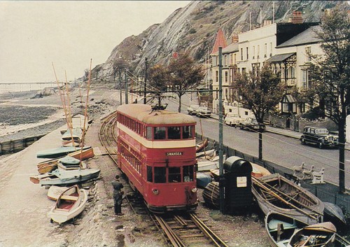 Mumbles railway tram - railway,
