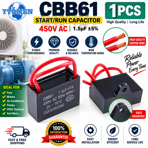 Cbb61 capacitor 450v fan - cbb61,