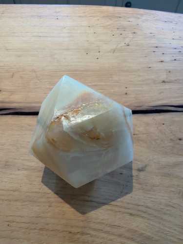 Vintage polished onyx stone - vintage,