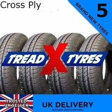 5x NEW 145/80B10 Cross Ply
