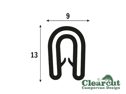 Knock van window trim - on,