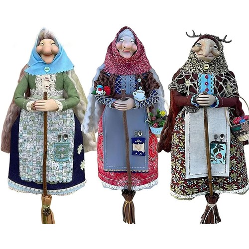 Kitchen witch doll luck - kitchen,