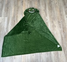 Bright Eyes Green Dinosaur Fleece Blanket with LED Light Up Eyes 92 x 120 cm