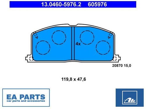 Brake pad set disc - set,,