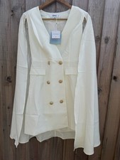Missguided White Blazer Cape