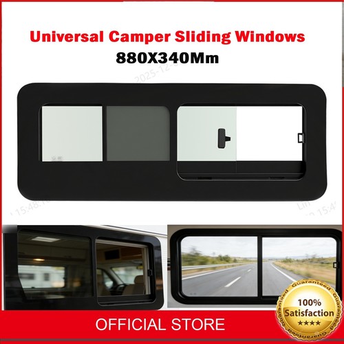 Motorhome window side sliding - window,