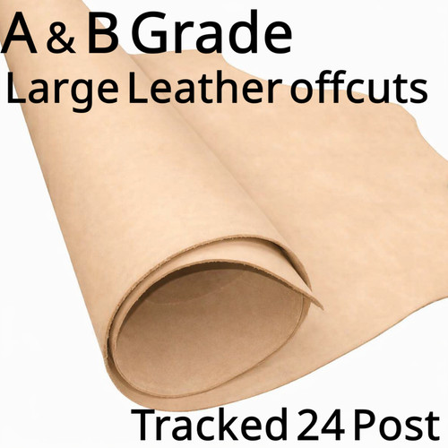 Veg tan leather - offcuts, 1.5mm