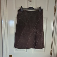 New Look brown suede A line