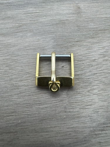 Omega gold plated buckle - , 14mm