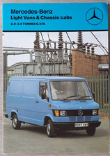 Mercedes-Benz Light Vans Range Brochure 1985 - 207D  210  307D  310