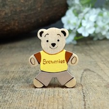 Brownie Badge Handmade Teddy