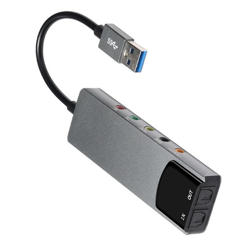 New usb sound card channel - card, 5.1