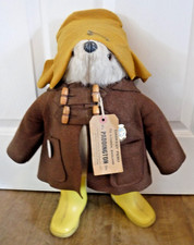 GABRIELLE PADDINGTON Bear 1972 Early Edition 18" Tall Early Yellow Dunlop Boots