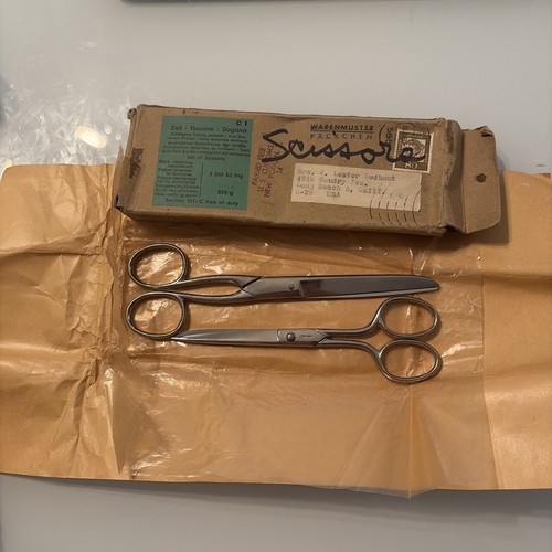 Vintage germany scissor set - scissor,