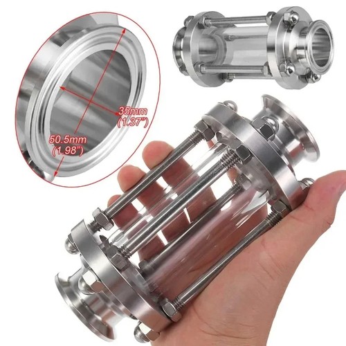 Inch tri clamp - sight, glass