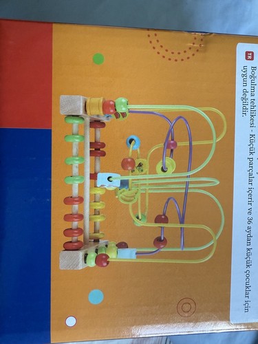Jacootoys beads maze wooden - jacootoys,