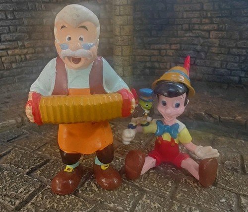 Pinocchio and geppetto playing - pinocchio,
