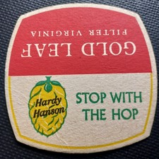 Hardy Hansons Tandem Beer Mat.