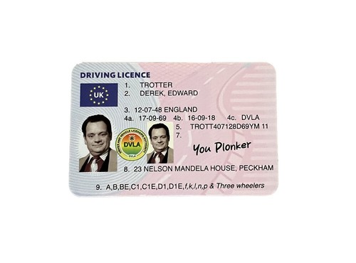 Del boy fun replica driving - del,