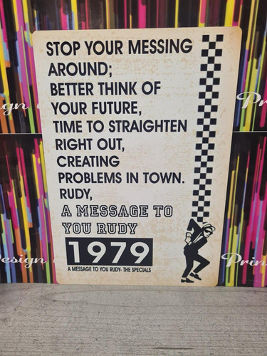 The specials message you - message,