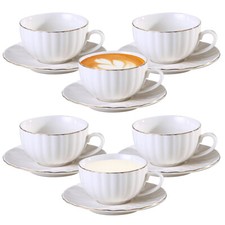 Tea Cups and Saucers Set of 6