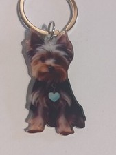 Cute Yorkshire Terrier Dog Keyring#yorkie