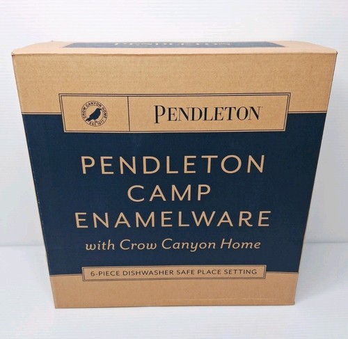 Pendleton camp enamelware with - camp,