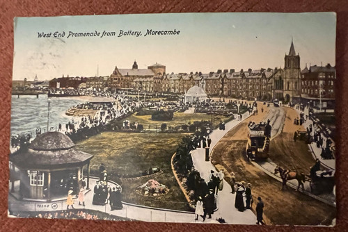 Antique postcard morecambe - postcard,