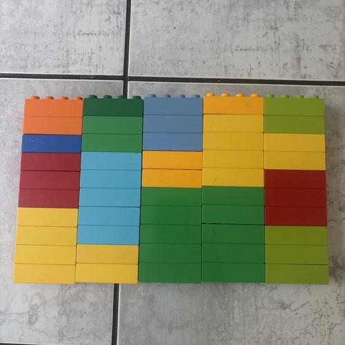 Duplo 2x4 stud bricks - 50,