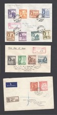 Malta 1956 FDC x3 to 2s6d