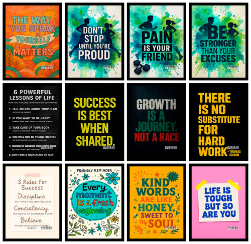 Motivational quote poster wall - quote,