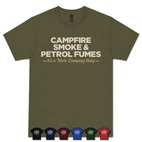 Campfire smoke petrol fumes - smoke,